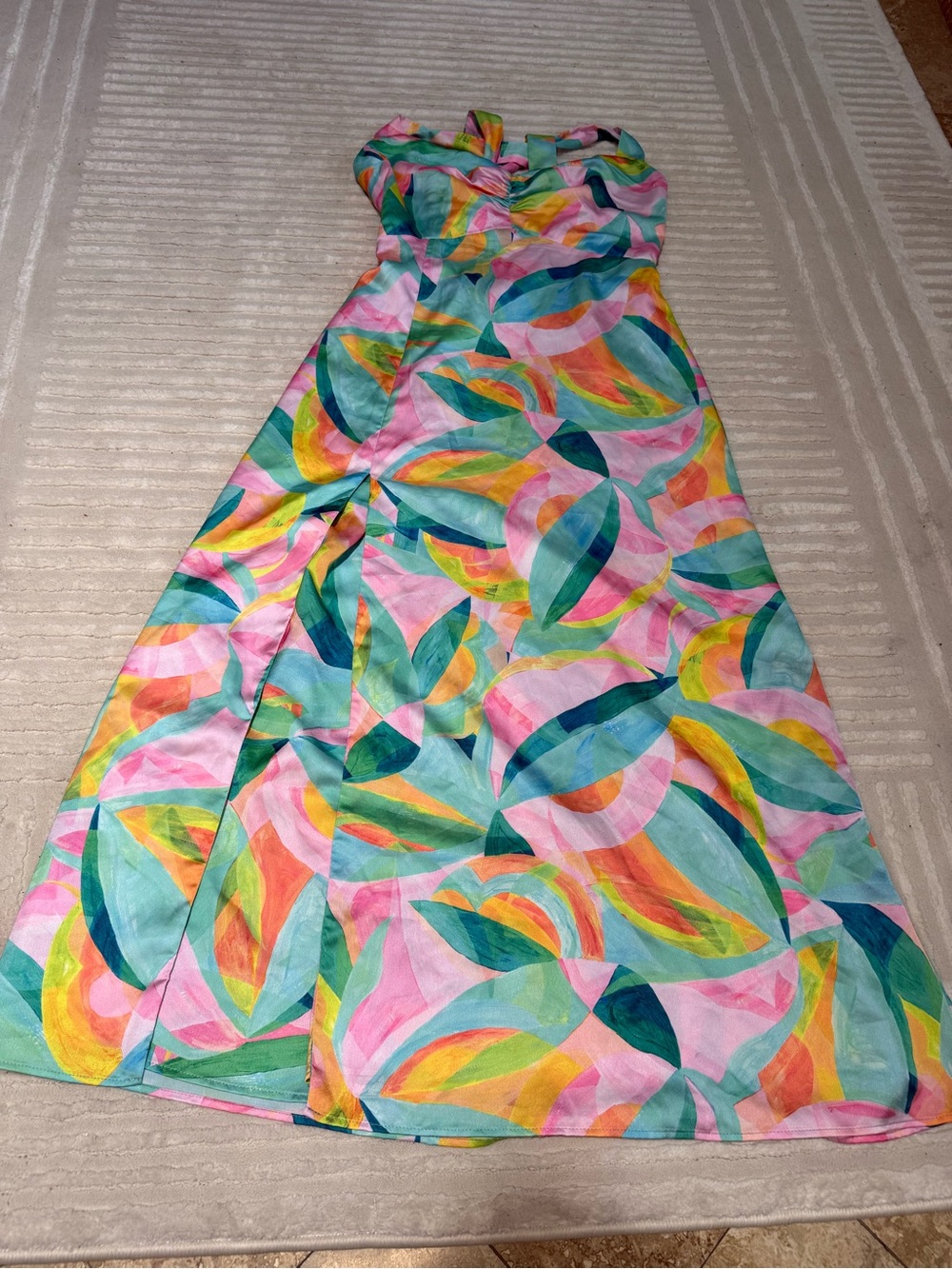 Show Me Your Mumu Mina Midi Dress Size M - Picture 4 of 7